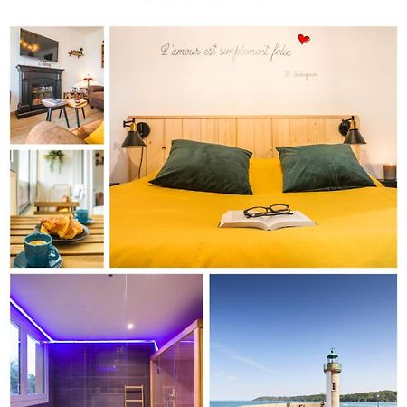 Escapade En Bord De Mer Avec Sauna Et Spa Prives Binic Exterior foto